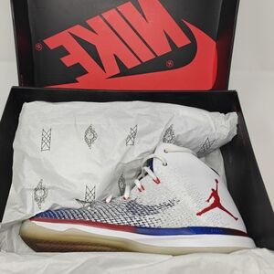 Air Jordan 31 XXXI Olympic 845037-107 White Red Blue Men's 10.5 w/ box Authentic